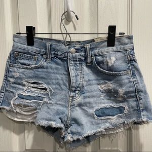 american eagle denim shorts